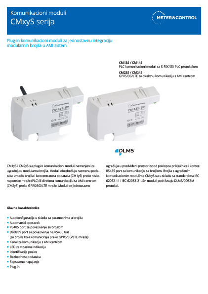 MeterControl CMxyS GPRS 3G LTE modemi