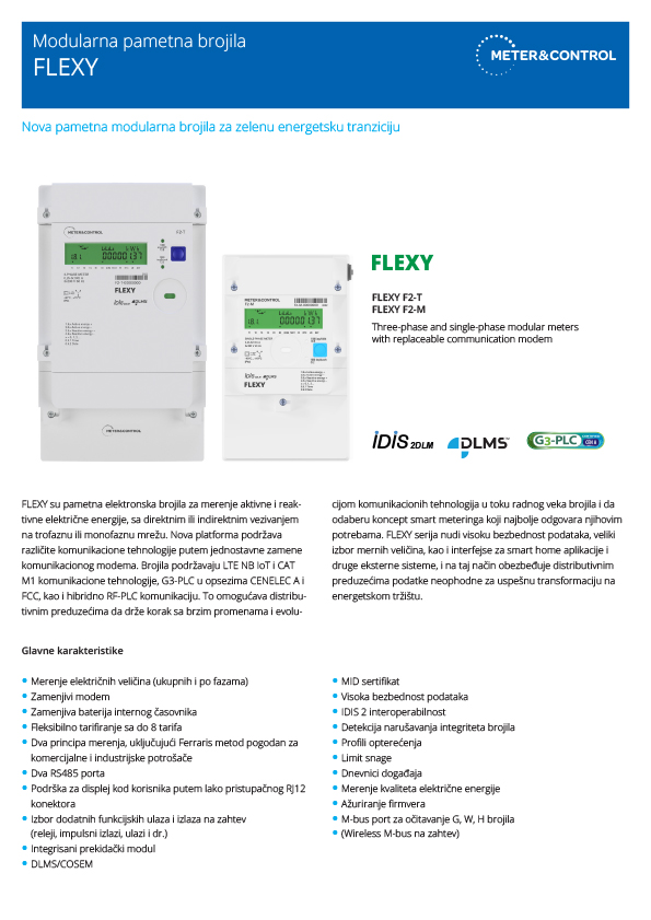 MeterControl FLEXY modularna pametna brojila